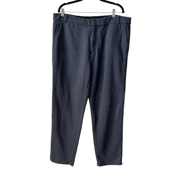 Betabrand Men's Dark Gray Sweatpant Trouser - Picture 2 of 11